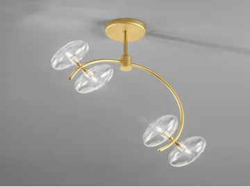 DOLCE L 50 - Metal ceiling lamp by Metal Lux - view 2